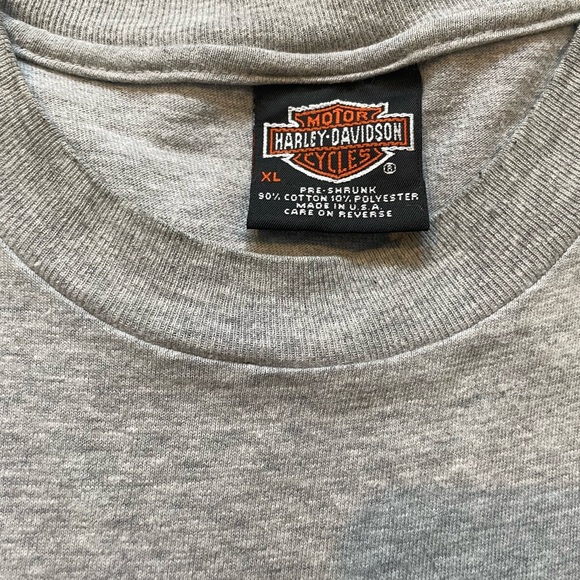 Harley Davidson 1998 hals motorcycles grey graphic t shirt sz xl - Picture 3 of 3